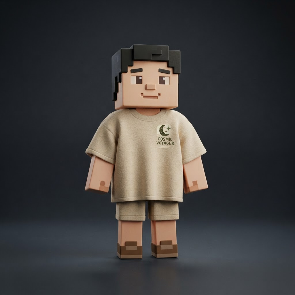 Beige neutral oversized minimal tee — Roblox shirt template 585x559 transparent PNG