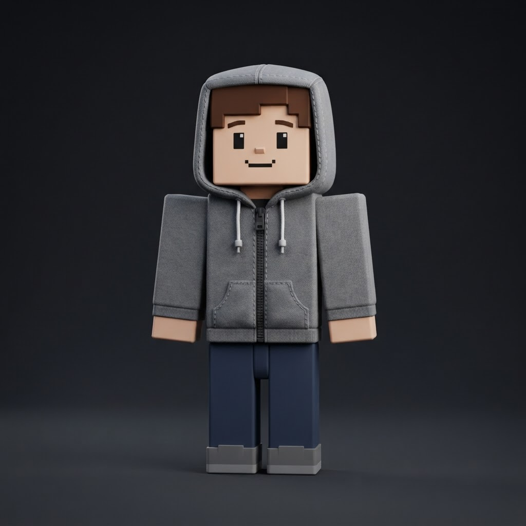 Grey zip-up hoodie layered casual fit — Roblox shirt template 585x559 transparent PNG