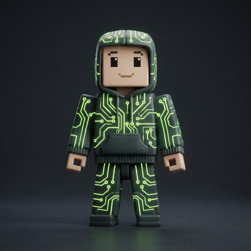 Lime green circuit hoodie cyberpunk fit — Roblox shirt template 585x559 transparent PNG
