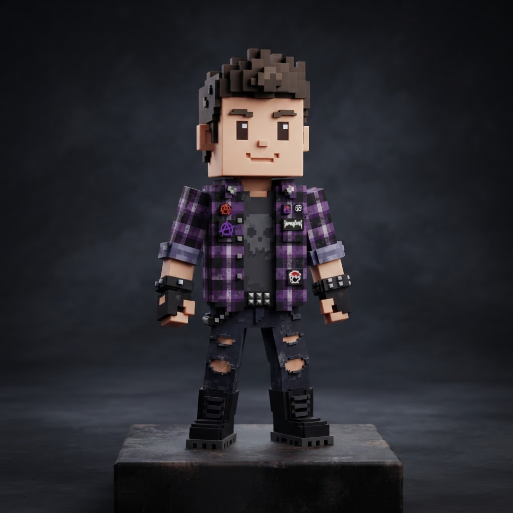 Purple plaid punk flannel grunge top — Roblox shirt template 585x559 transparent PNG