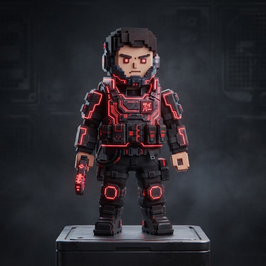 Red cyberpunk tech vest with neon trims — Roblox shirt template 585x559 transparent PNG