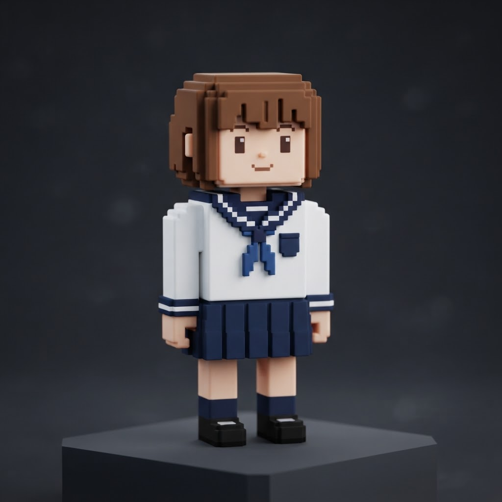 Anime sailor fuku school uniform top — Roblox shirt template 585x559 transparent PNG